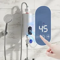 Chauffe-eau instantané 220V 3000W-5500W, chauffage électrique Portable pour salle de bains, douche d'eau chaude et chauffage de cuisine domestique 2
