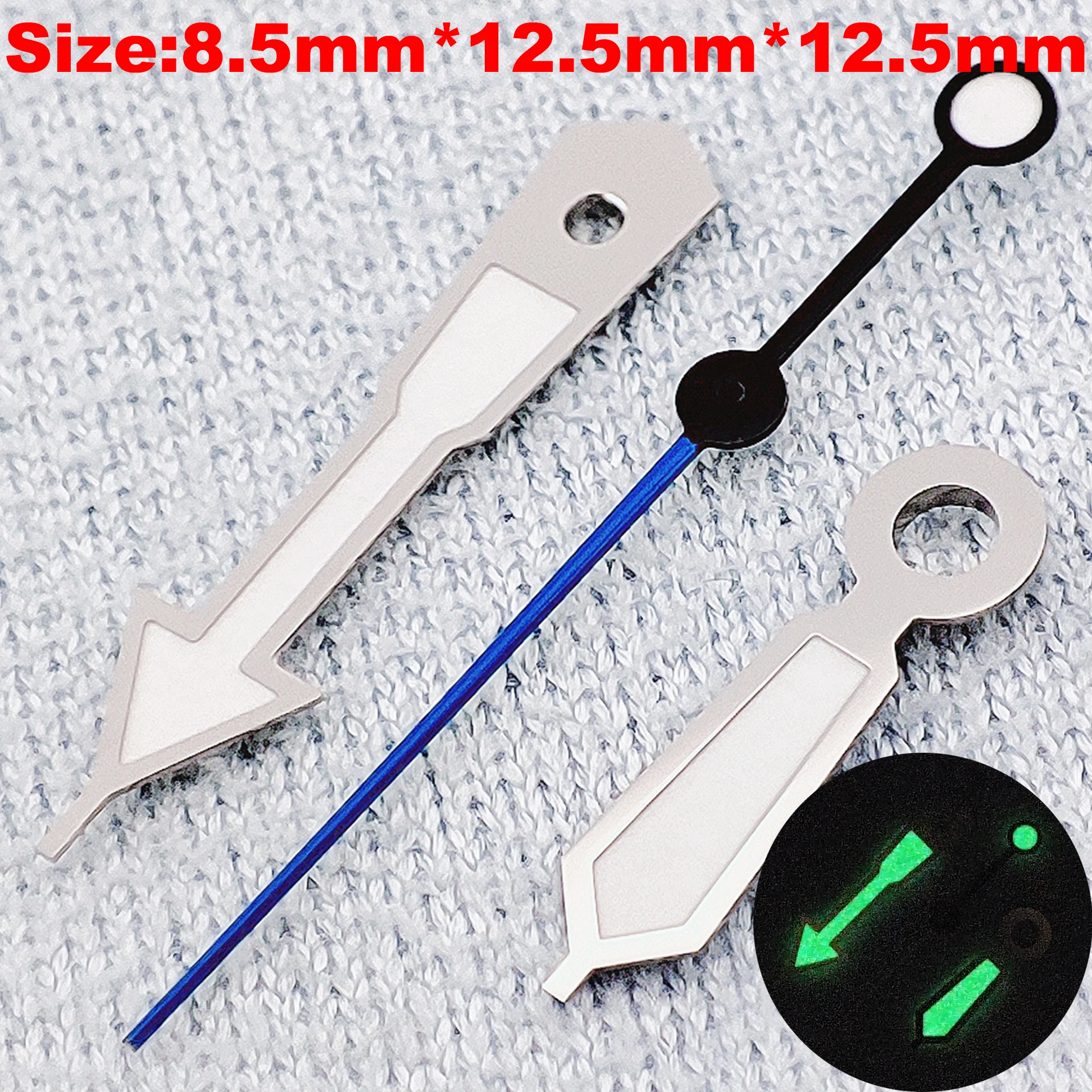 Luminous Multi-Color Watch Hands - Green, Black, Silver, Gold, Rose