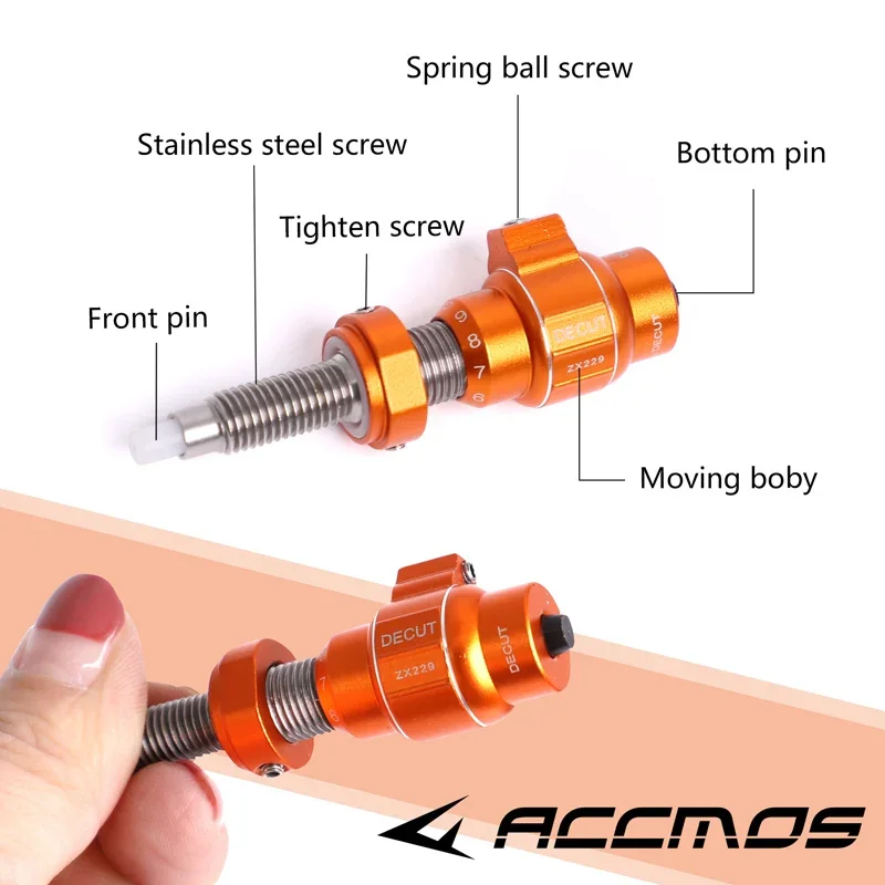 Archery Bow Sight Carbon Arrow Shafts Archery Bow Stabilizer Set Archery Arrow Tips 1pc Decut ZX229 Aluminum Alloy Cushion Plunger Micro-Click Spring Tension Plunger For Recurve Bow Archery Accessories