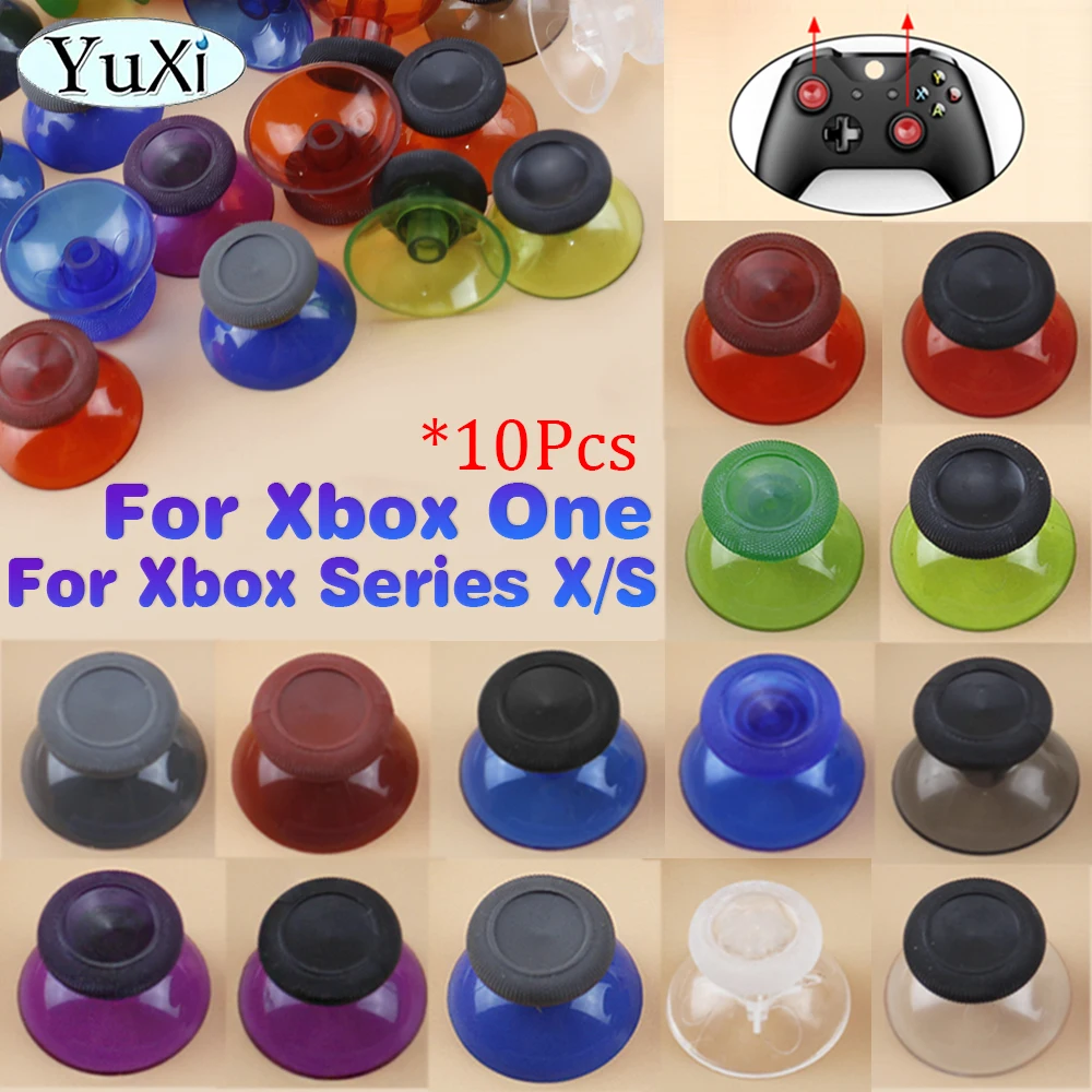 

10Pcs For Xbox One Series X/S 3D Analog ThumbStick Grip Cap Joystick Button Cover For Xbox One Slim S Gamepad Controller Part