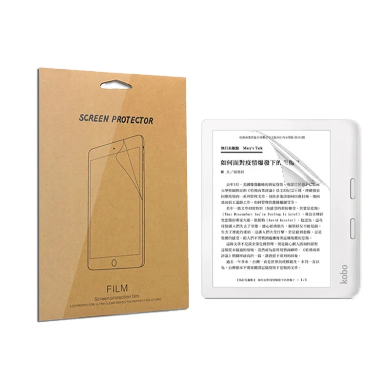 Filme Protetor de Tela Fosco para Kobo Libra Libra2 Capa Protetora Anti-scrach Filme E-reader Acessórios