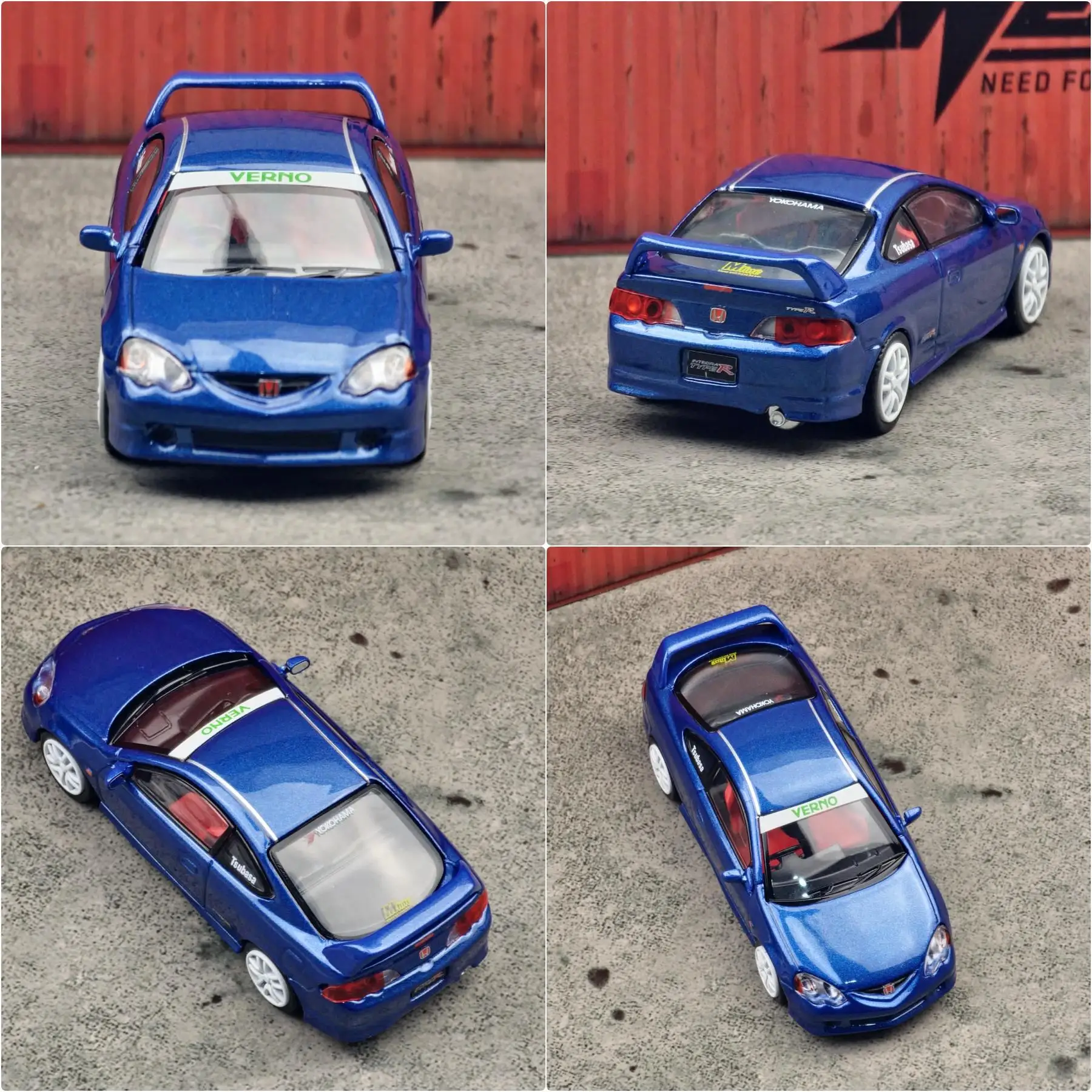 1/64 Honda Integra Type-R DC5 JDM Toy Car Model 1:64 Diecast Vehicle Miniature Zicn Alloy Shell Collection Gift For Children Kid 4