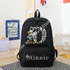 Minnie Mouse Disney Girls Boys Cartoon Backpack Anime Knapsack Breathable Student Schoolbag Wear Resistant Canvas Bag Kids Gifts 4