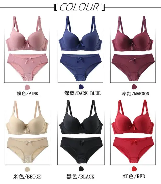 2022 New Sexy 34/75 36/80 38/85 40/90 42/95 Bras Set BC Cup Brassiere  Panties Push Up Underwear Plus Size Female Lingerie - AliExpress