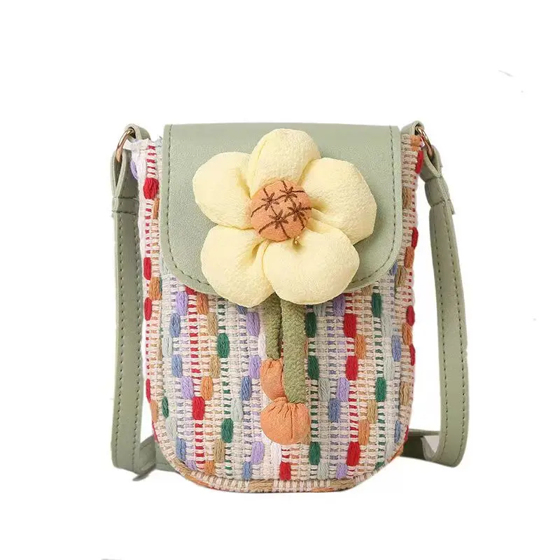 

Новинка 2022, летняя плетеная Сумка, маленькая сумка через плечо, женская сумка-почтальонка, мини-сумка