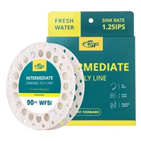 SF Intermediate Sinking Fly Line Weight Forward Intermediate Sink Fly Fishing Line Clear Nylon for Fishing Streamers IPS1.25 1