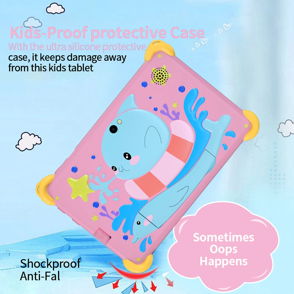 BDF 7 Inch Kids Tablet Quad Core Android 10 32GB WiFi Bluetooth Educational Software Installed ﻿ 4