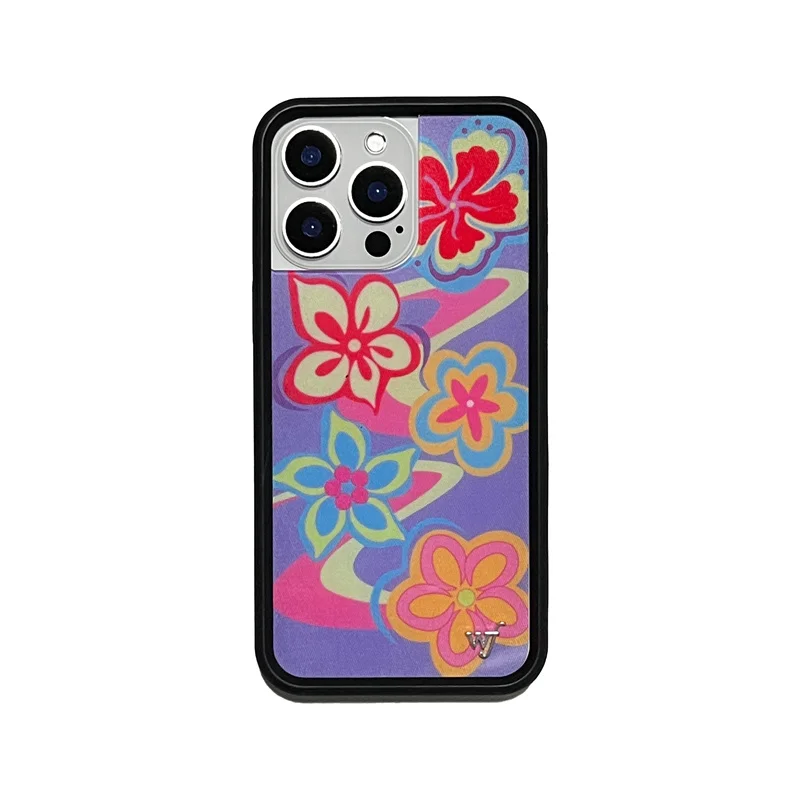 Wildflower 3D Five-Pointed Star Phone Case with Cute Skull and Dragon Cartoon Design