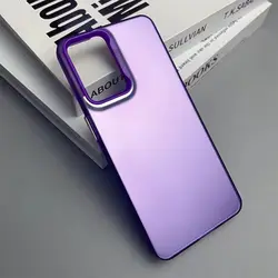 Shockproof Anti-fingerprint Phone Case with Shell Protection and IMD Design for Poco F3 GT (IMD purple)