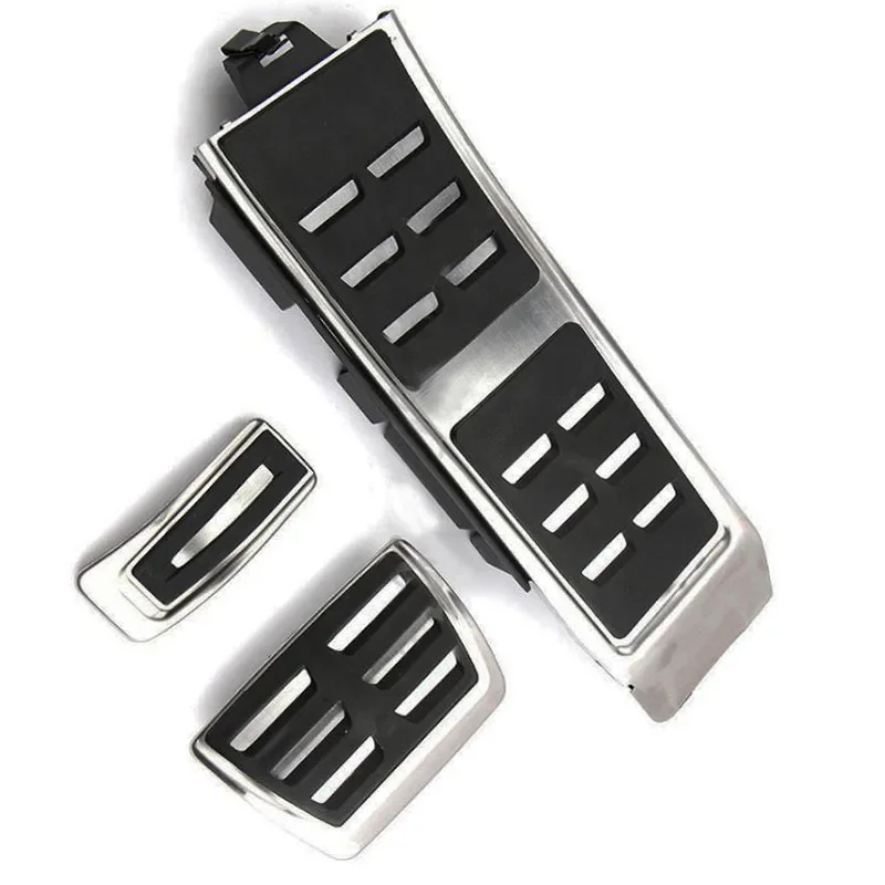 Stainless Steel Gas Brake Foot Pedal Cap Kit car accessories car pedals stainless steel pedal cover For Porsche Macan / Macan S 2014 2015