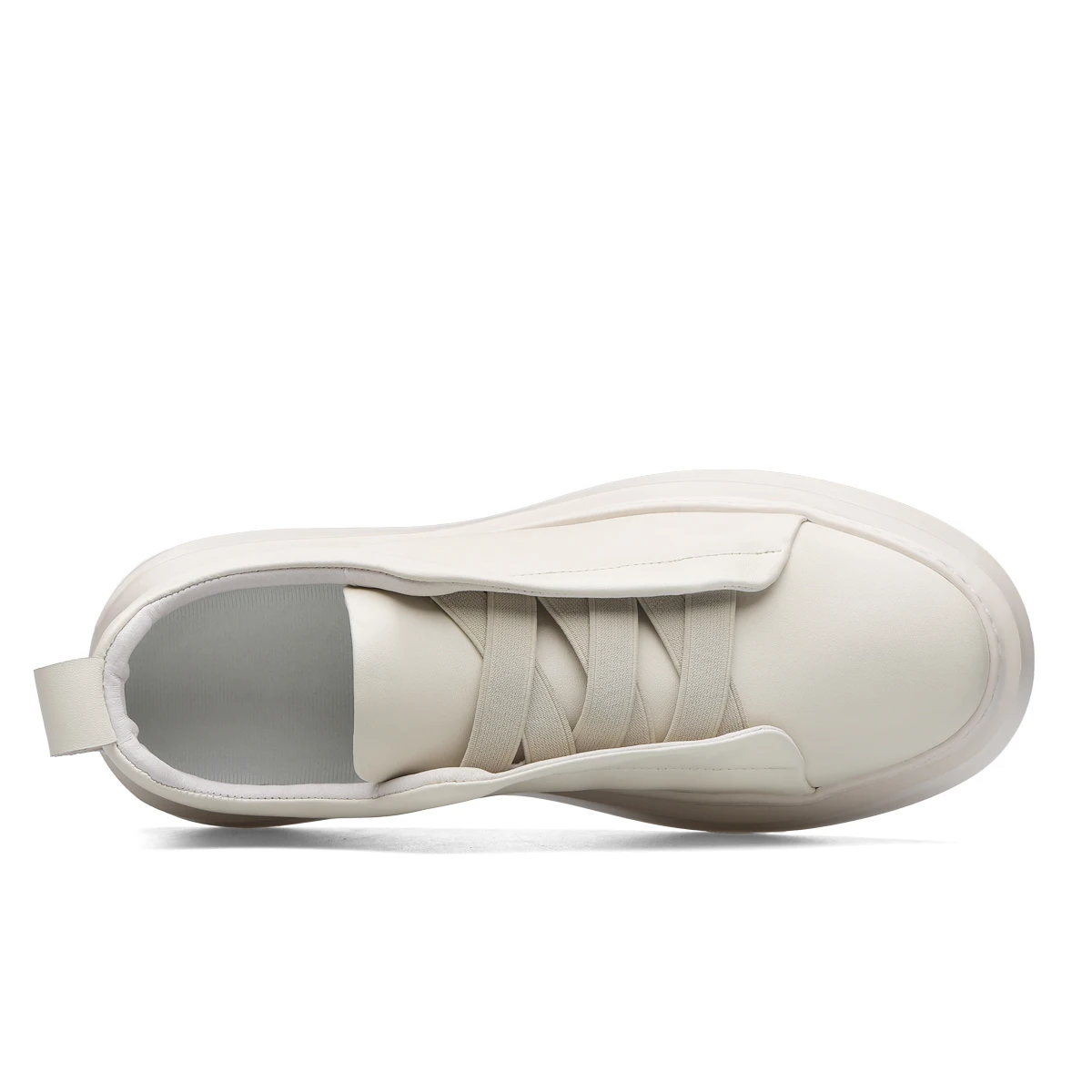 One-piece Men's Shoes Summer Breathable Board Shoes Leather Fashion Small White Shoes-230310