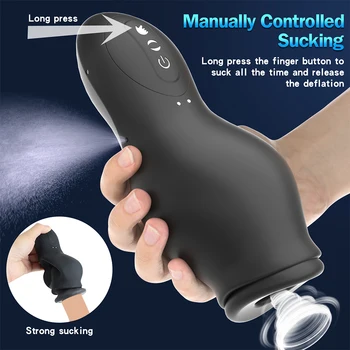 Masturbator for Men Sex Shop Toys Automatic Sucking Male Masturbator Cup Sex oral Suction Blowjob Real Vagina Sucking Vibrator 6
