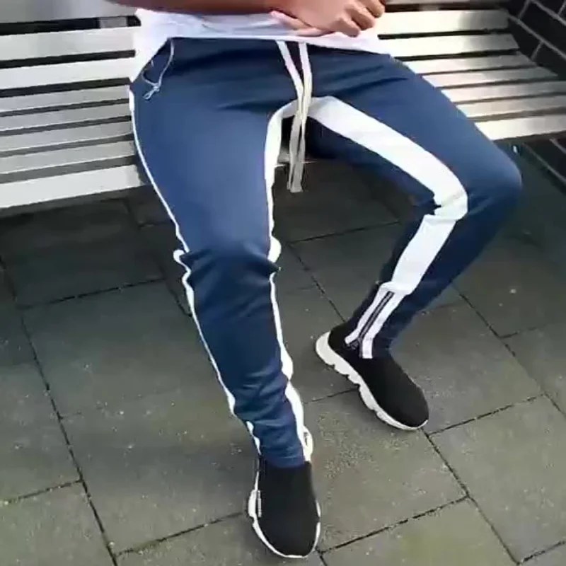 Men Tracksuits Pants Skinny Sweatpants Male Trousers Casual Stylish Streetwear Pants Men's Sports Joggers Gym Running Clothing
