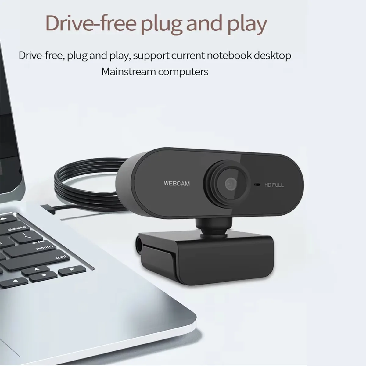 Webcam Computer Camera 1080P/2K HD USB With Microphone Support Desktop Computer Laptop Suitable For Live Video Call Conference 3