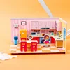 Paper 3D Jigsaw Puzzle Handmade Bedroom Livingroom Kitchen Bathroom Kindergarten Small Gift Learning Children Educational Toys 5