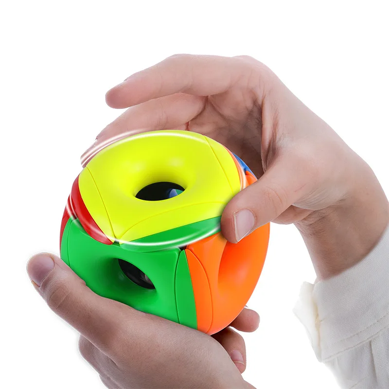 QiYi Pillow Void Edge Tori Cube Toricube 3x3x3 Hollow Twisty Puzzle Stickerless Magic Teenager Adult Beginner Toy Brain Teaser 3
