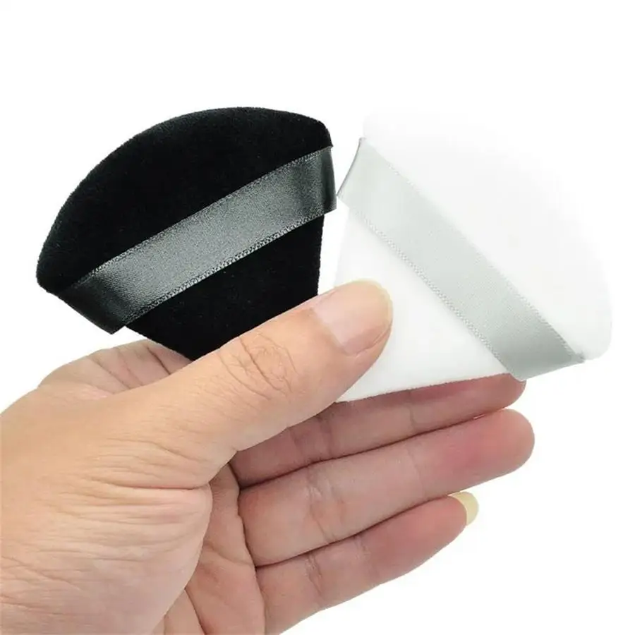 3Pcs Velvet Triangle Powder Puff Make Up Sponges for Face Eyes Contouring Shadow Seal Cosmetic Foundation Makeup Tool 4