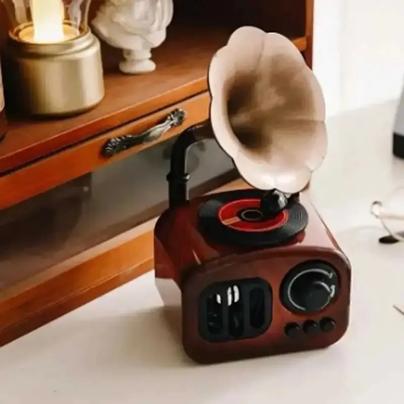 Vintage Gramophone Music Box Home Decoration Photography Props Indoor Artwork Holiday Gift carousel music box music box
