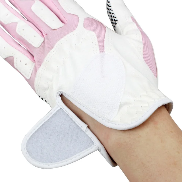 Golf Gloves for Lady Ultra soft Fabric Anti-skid Gloves One pair 6