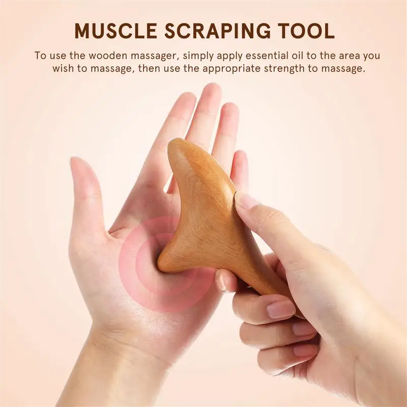 Wood Trigger Point Massage Gua Sha Tools Therapy Massage Muscle Scraper Tool Lymphatic Drainage Tools Health Care