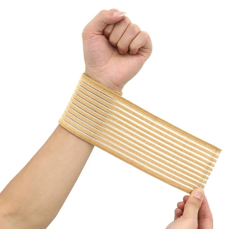 Adjustable Professional Sports Wrist Support Brace with Elastic Bandage - Enhanced Protection and Comfort