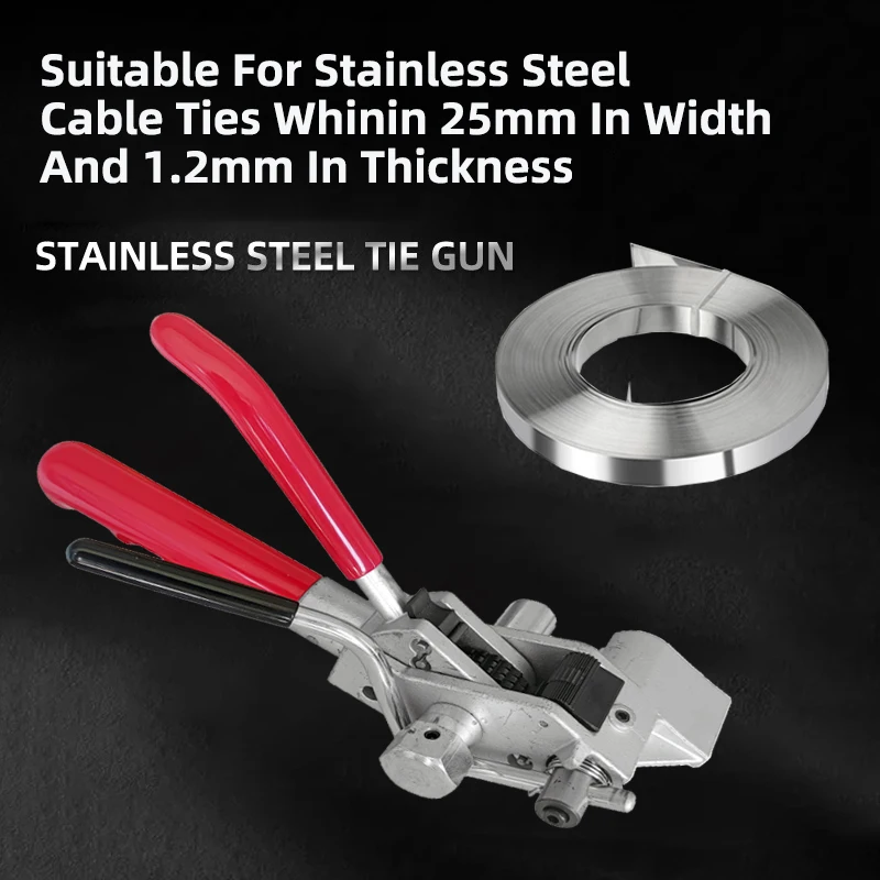 CableTieGunStainlessSteelZipPlierHandBundleToolforCropWidth