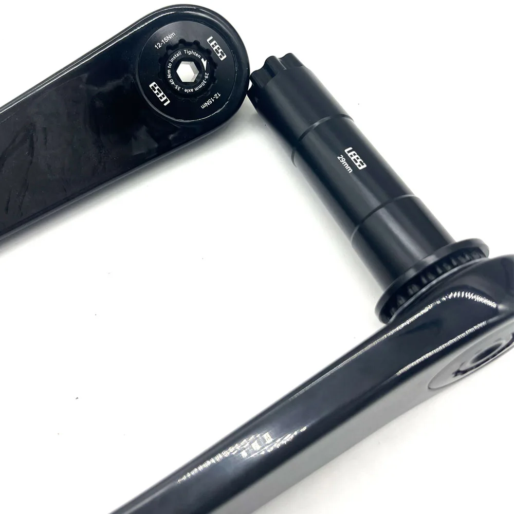 Pedivella Sinistra AltaLine 165mm Nera - Quadrato JIS, Per Bici Da Corsa/ Città/ MTB Vintage