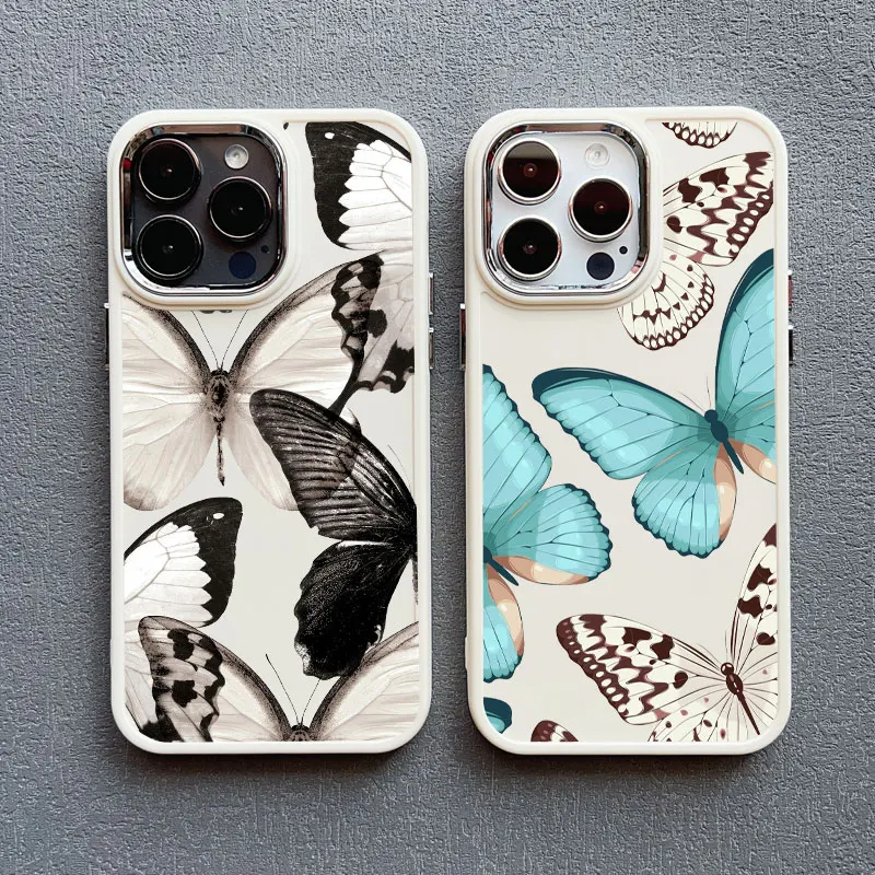 Elegant Butterfly Silicone Phone Case - New Fashion Cover