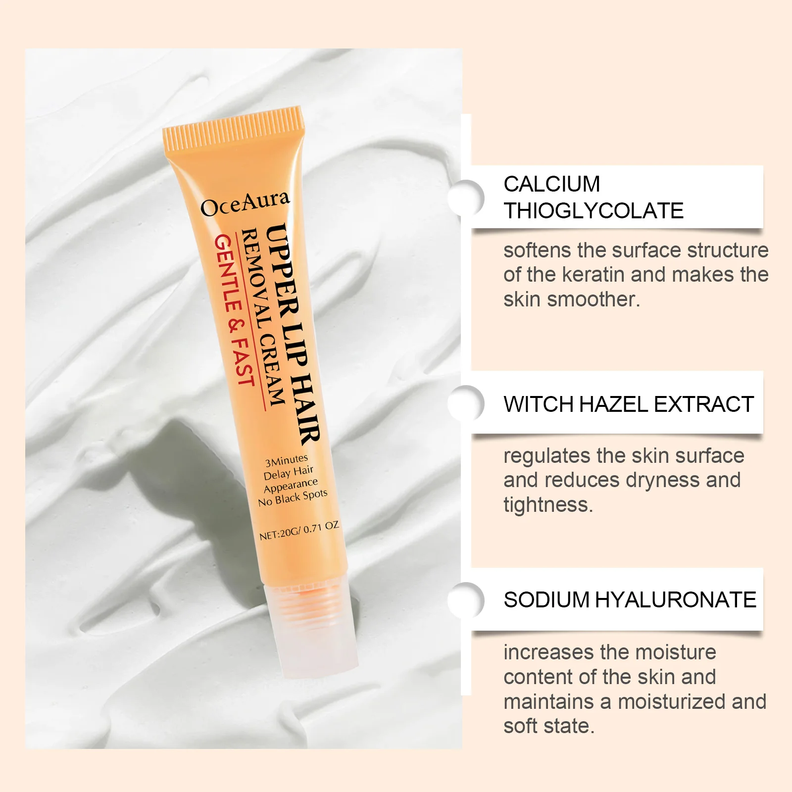 Crema depilatoria delicata per viso e ascelle lenitiva_voghion.com