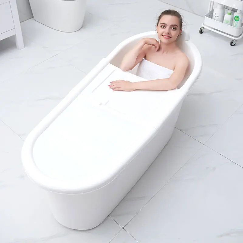 Adults Plastic Spa Bathtub Anti Slip Freestanding Protection Woman