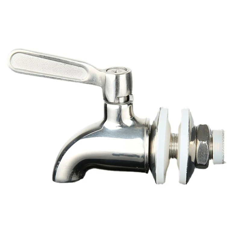 

16mm Drink Dispenser Beverage Wine Barrel Tap Spigot Water Stainless Steel