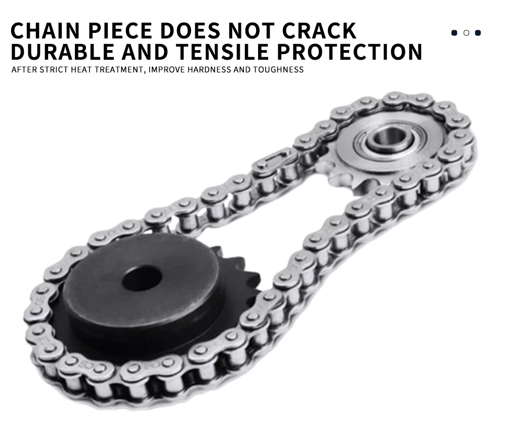 Description Picture 6 of item1Pc 2 Points 04C 1500mm Sturdy And Durable Industrial Transmission Chain for CNC Parts