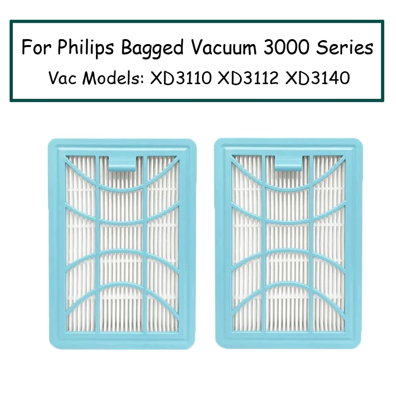 Philips HEPA Filter Replacement for Bagged Vacuum 3000 XD30xx XD3010
