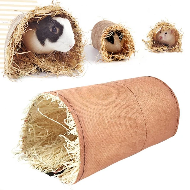 Hide House Bed Tassel Door Curtain Hideout Soft Comfortable Washable Small  Animals Cage Accessories For Guinea Pig Nest Mat - AliExpress