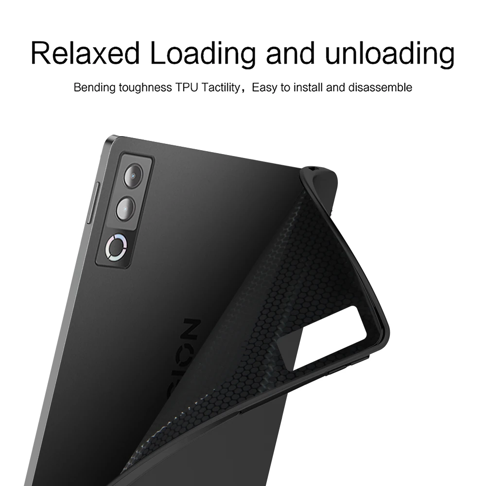 Shockproof Protective Soft Case for 13-Inch Tablet - TPU Silicone Back Cover