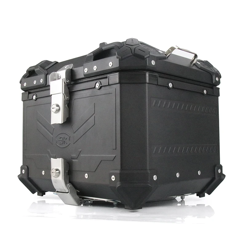 

45L Universal for Honda BMW KTM Harley Ducati Motorcycle Case Trunk Rear Luggage Top Box Helmet Storage Travel Topbox Aluminum