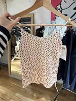 Strawberry Vest Shorts 2 Pieces Set Woman Eyelet Bow Slim Tank Top with Elastic Waist Patchwork Straight Short Pant Sweet Sets - Image 4