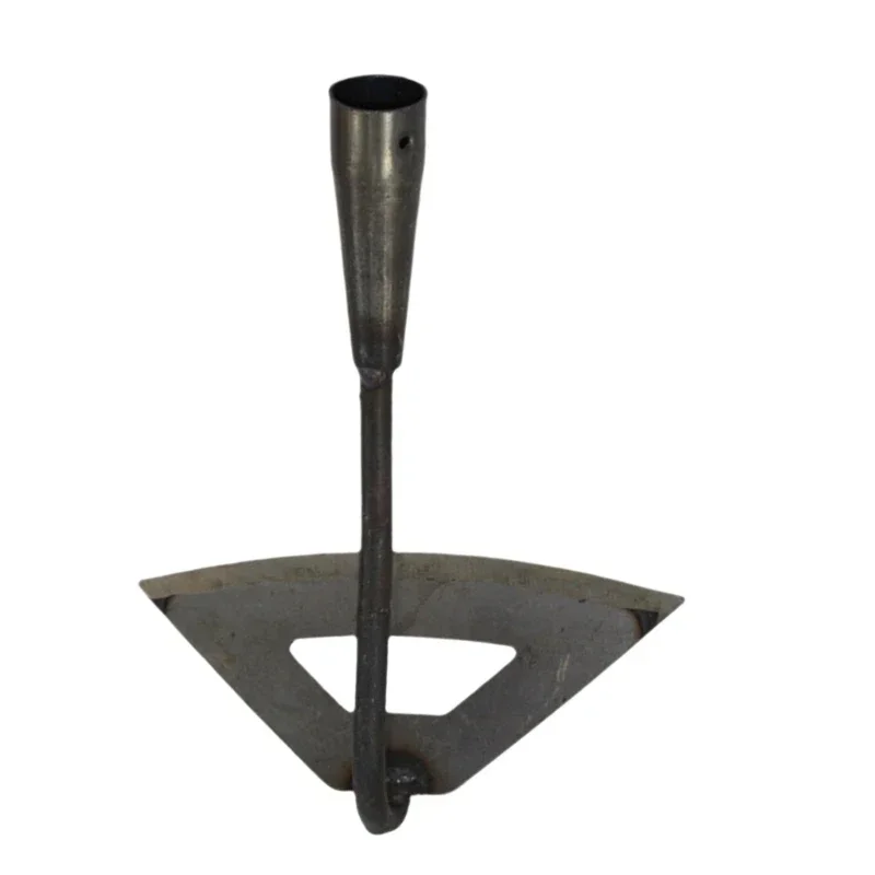 Hollow Hoe Hand Shovel All Steel 325mm Heavy Duty for Backyard Farm Vegetable Loosening Planting Weeding Puller 2