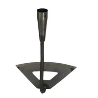 Hollow Hoe Hand Shovel All Steel 325mm Heavy Duty for Backyard Farm Vegetable Loosening Planting Weeding Puller 2