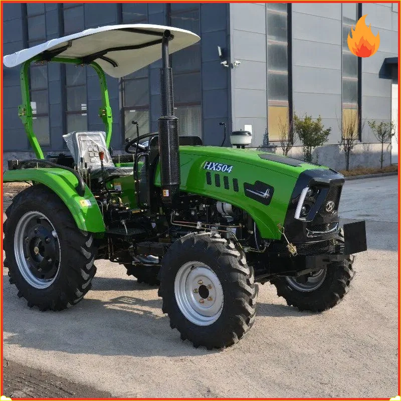 50hp Agricultural Farming Tractors Mini Tractor 4x4 Mini Garden Agriculture Tractor Full Implements for Sale