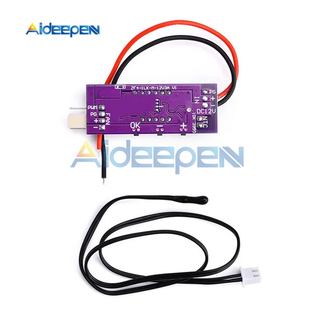 Regolatore Velocità Ventola PWM 12V - Con Display Temperatura, Controllo On/Off, Per Ventole Fino A 3A - Foto 8