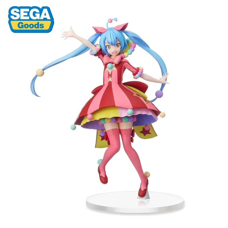 

В наличии Original SEGA Hatsune Miku ficrane SPM Vocaloid красочная сценическая принцесса Miku 21 см аниме модель игрушки для девочек подарок
