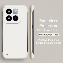 Ultra-Thin Candy Color Borderless Hard Case - Sleek Protective Back Cover Coque for XIAOMI 13 PRO (White)
