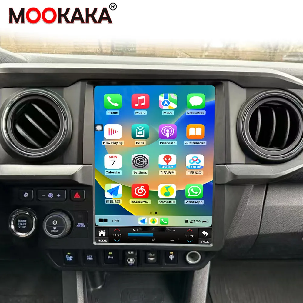 

Android 13.0 For Toyota Tacoma 2016-2023 Car Player GPS Navigation 8+256GB Auto Radio Stereo Head Unit Recorder For Tesla style