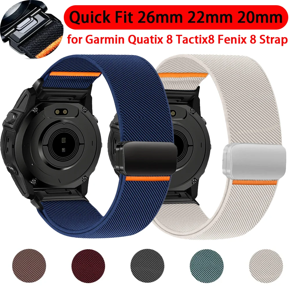 Enhanced Nylon Strap Quick Fit Bracelet - Versatile Size Adjustable Band