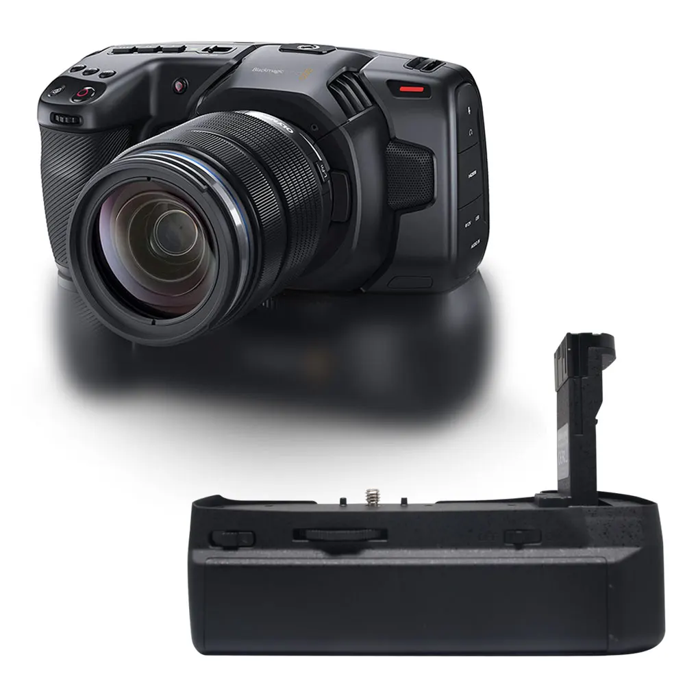 Nuova Presa Per Blackmagic Cinema Pocket Camera 4K O 6K Battery Grip Power Holder