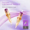 20pcs EZ Cartridge Tattoo Needles SMP V Select Permanent Make-Up 1RL Eyelinver Lips Eyebrows for Cartridge Tattoo Machine Pen 1