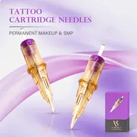 20pcs EZ Cartridge Tattoo Needles SMP V Select Permanent Make-Up 1RL Eyelinver Lips Eyebrows for Cartridge Tattoo Machine Pen 1