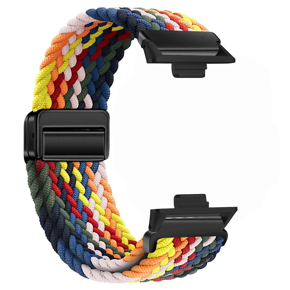 Nylon Braided Magnetic Buckle Strap - Breathable & Comfortable Replaceable Band