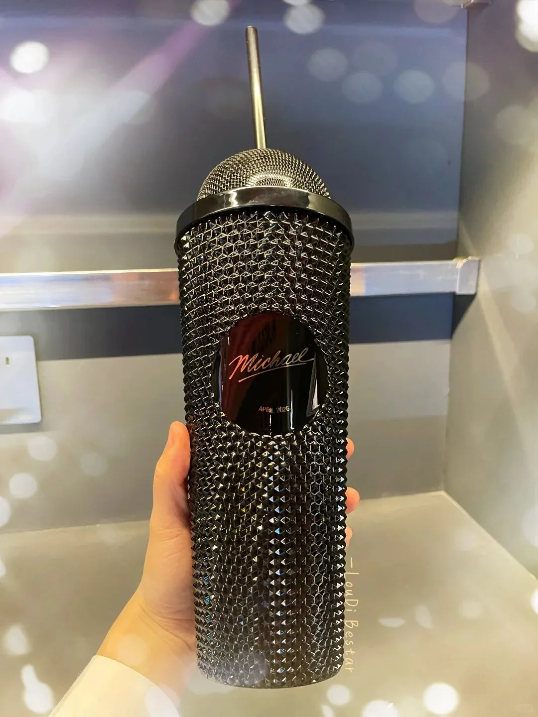 New Authentic Michael Jack Son Superstar Road Microphone Styling Cup Water Cup Hat Styling Bucket Popcorn Valley Bucket